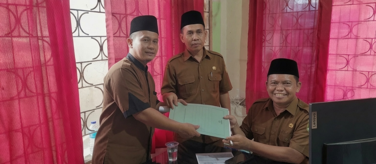 serah terima laporan bos mts